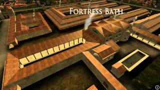 Animation of ancient Roman Fort in Caerleon Wales [upl. by Bruni]