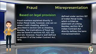 What is Difference Between Fraud amp Misrepresentation [upl. by Linn]