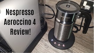 Nespresso Aeroccino 4 Milk Frother Review  Worth upgrading from the Aeroccino 3 [upl. by Akenehs]