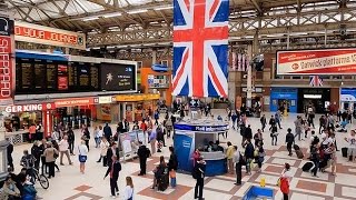 A Walk Through The London Victoria Station London England [upl. by Crofoot]