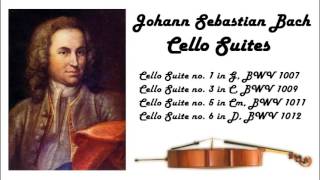 Johann Sebastian Bach  Cello suites in 432 Hz great for reading or studying [upl. by Strenta]