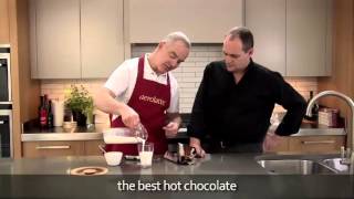 How to make a hot chocolate using an aerolatte milk frother [upl. by Rosa]