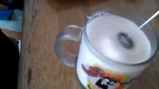 Aerolatte Review Frothing Cold Milk In Under 1 Minute [upl. by Ecinej974]